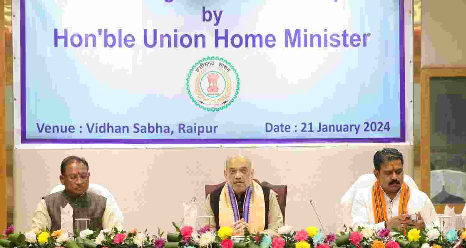 HM Amit Shah To Visit Chhattisgarh For Two Days On Aug 23. File Photo.