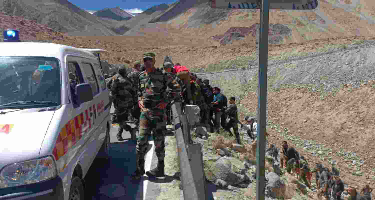 Tragic Bus Accident in Leh.