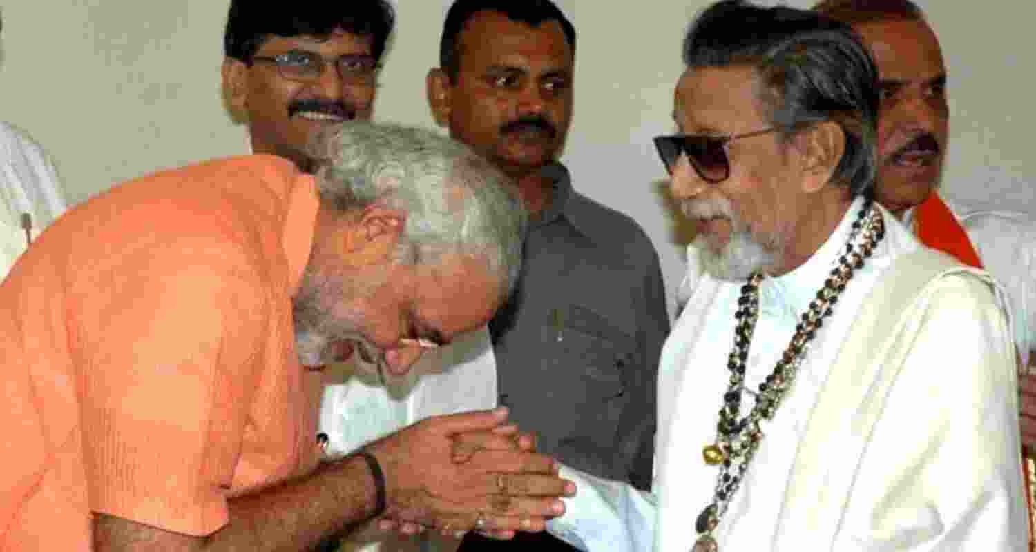 Balasaheb Thackeray Remembered for Visionary Leadership and Dedication. File Photo.