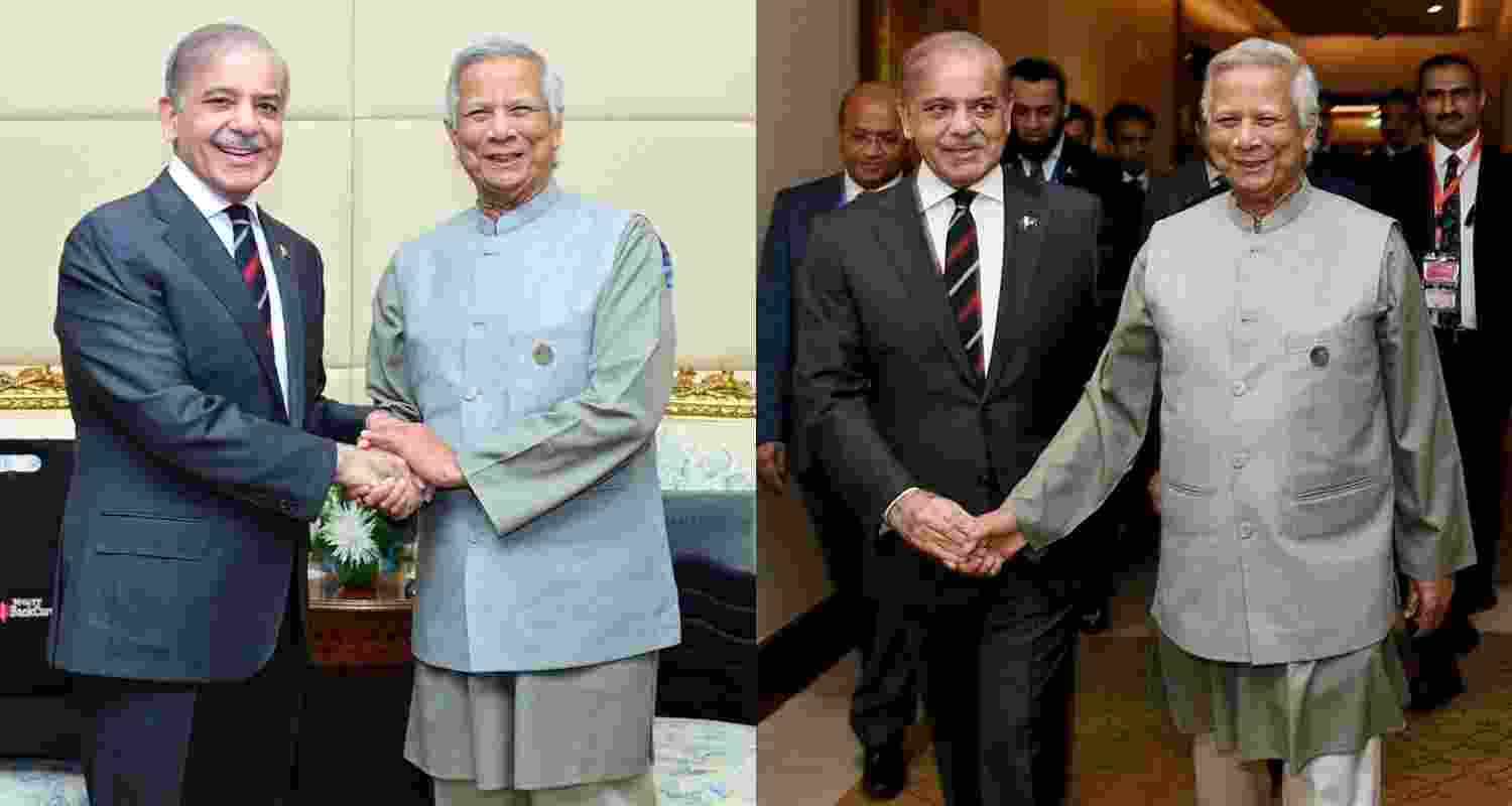 Leaders of Bangladesh and Pakistan meet at D8 Summit.