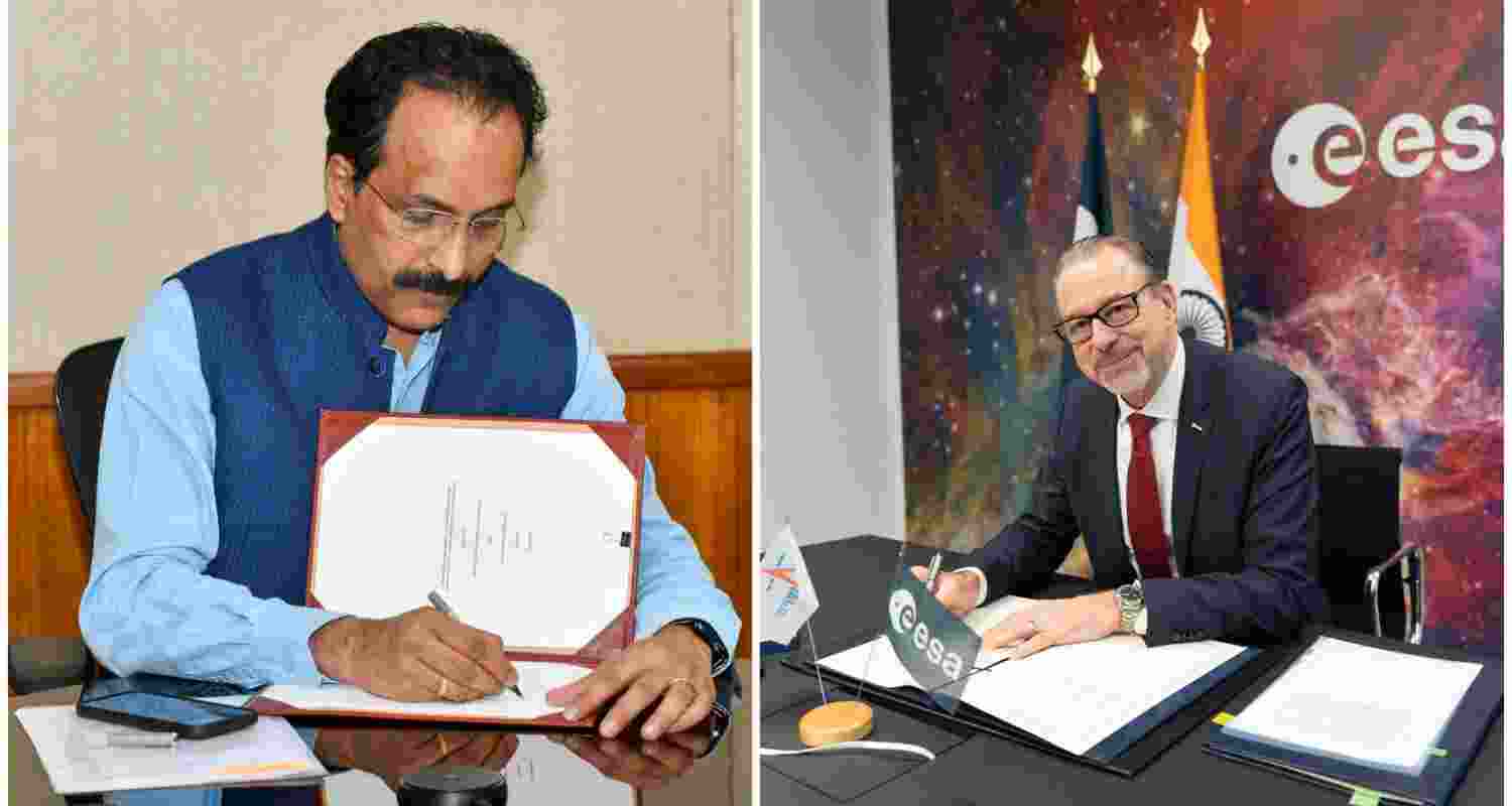 ISRO signs agreement with ESA for astronaut training and research.