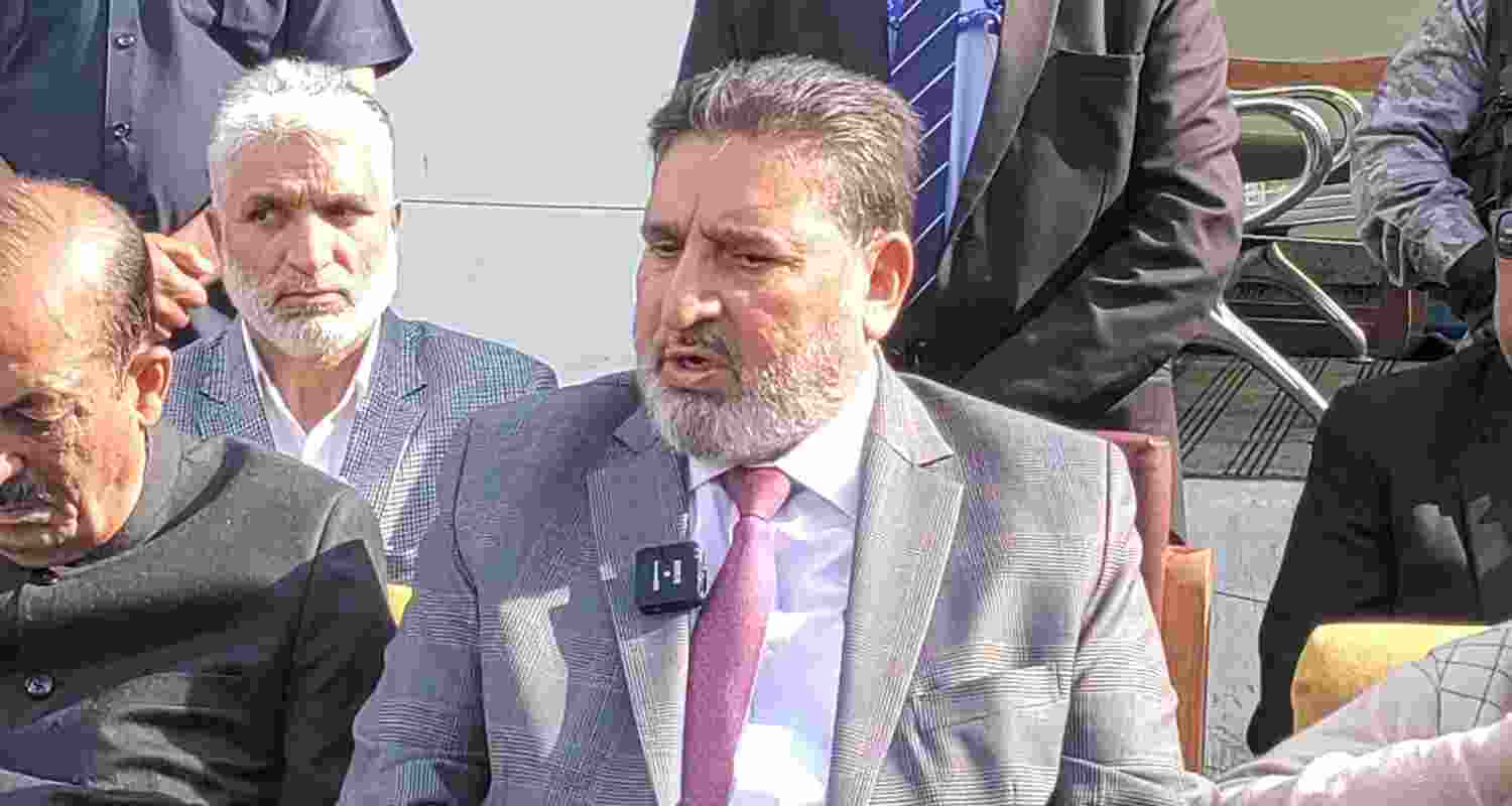 Altaf Bukhari opposes 28 pc GST hike on Kashmiri textiles.
