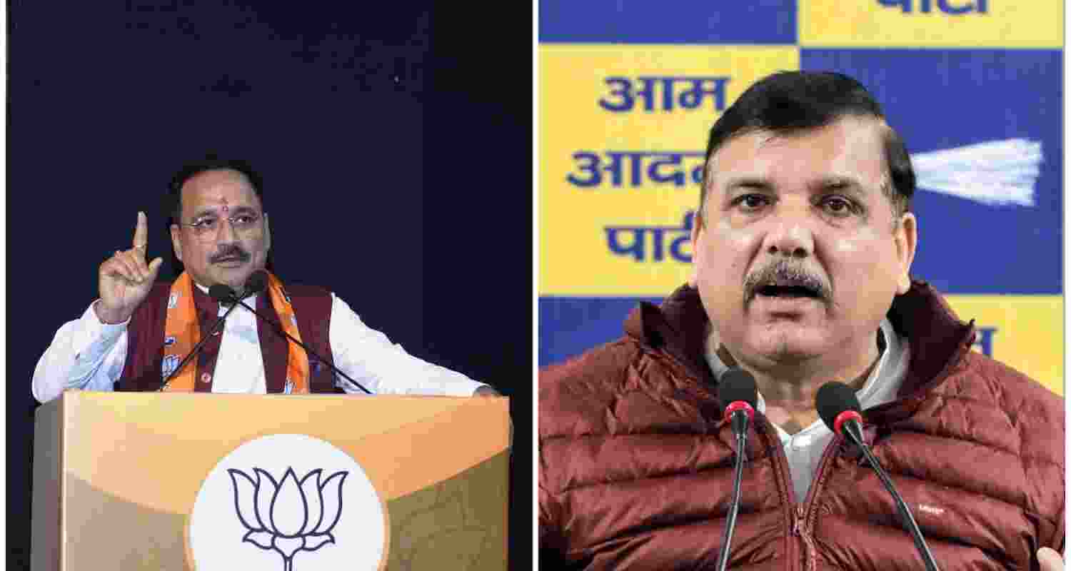 BJP Accuses AAP of Ties to NGO Behind Bomb Hoax Threats.