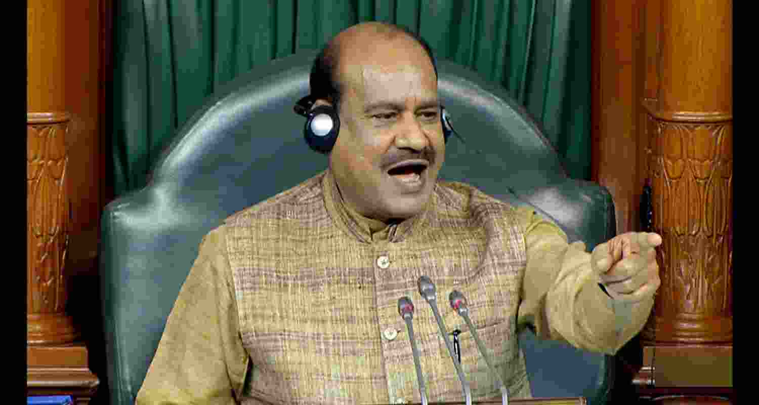 Lok Sabha Speaker Om Birla leads 85th AIPOC conference discussions in Patna.