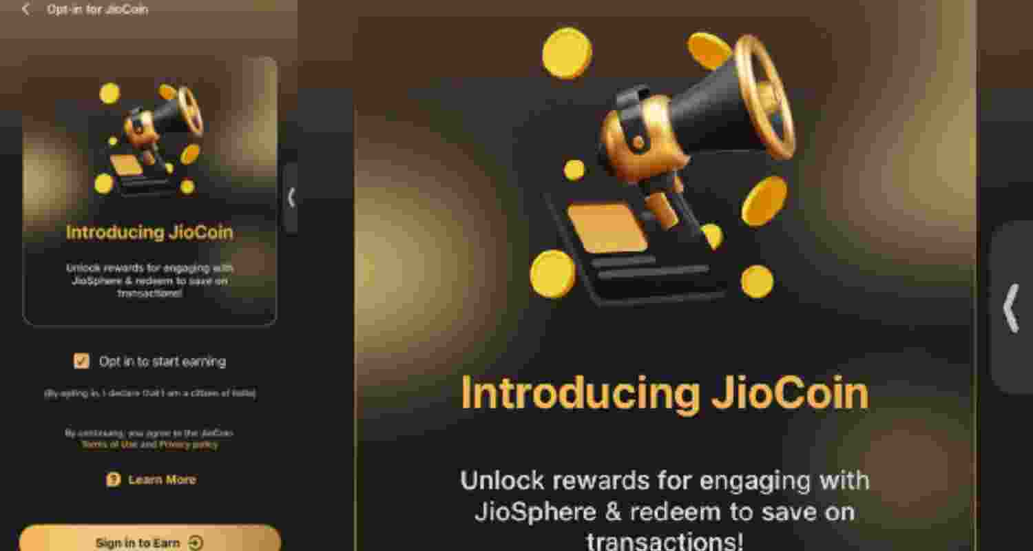 Reliance Jio steps into crypto space with JioCoin launch