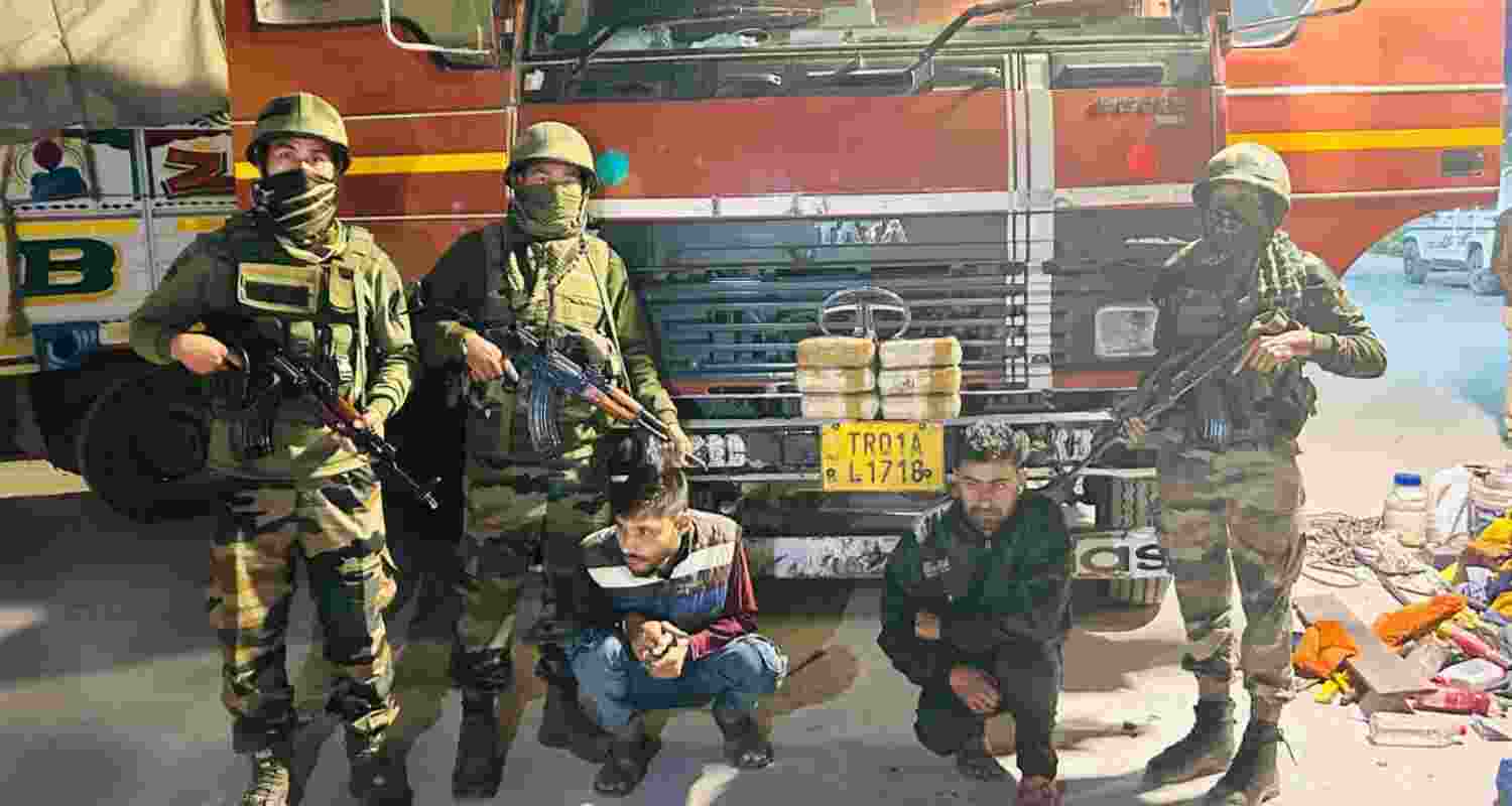 Indian Army seizes arms in Thoubal Kangpokpi operations.