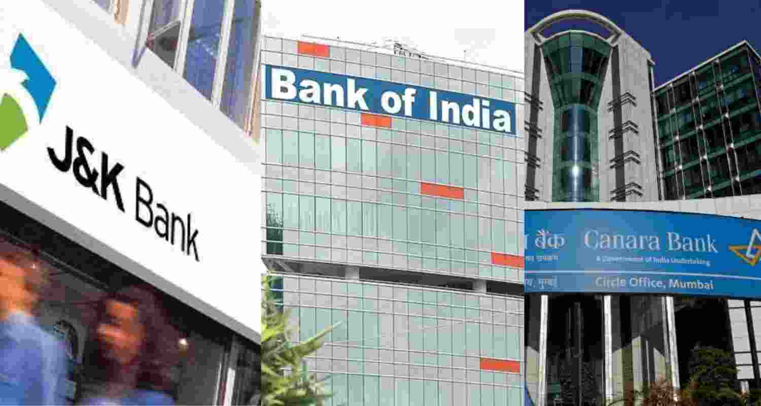 RBI penalises J&K Bank, Bank of India, Canara Bank