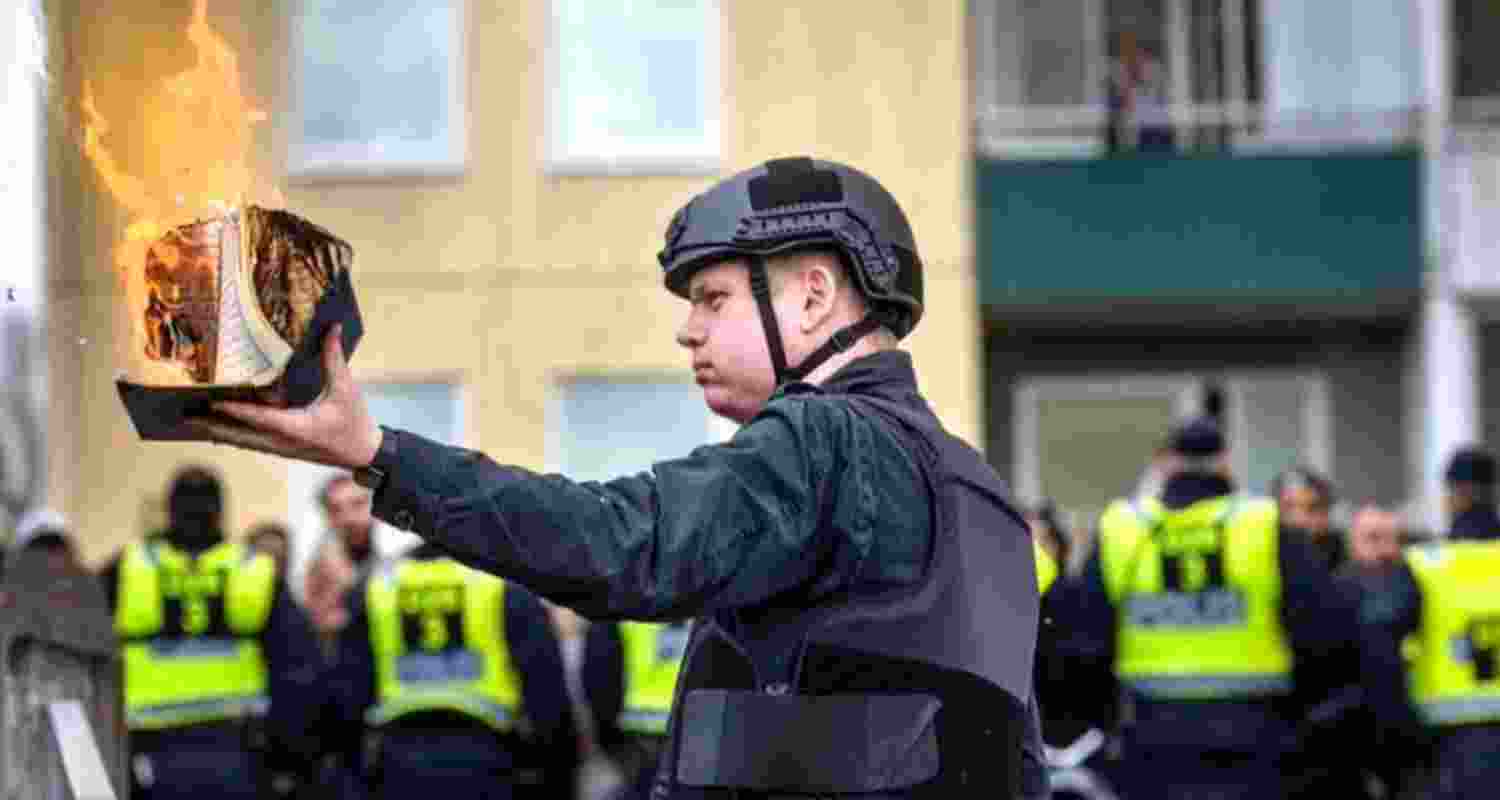 Rasmus Paludan, world's most-hunted, burns Quran over Salwan Momika's killing.