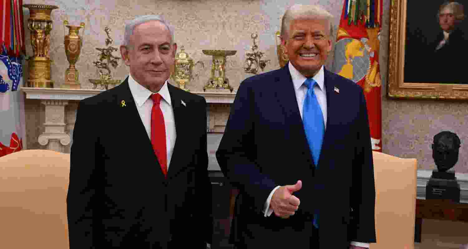 Trump proposes US takeover of Gaza in joint press meet with Netanyahu.