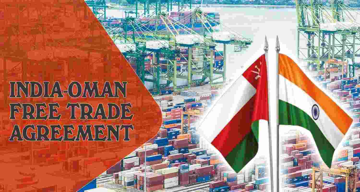 India, Oman to hold more talks on FTA.