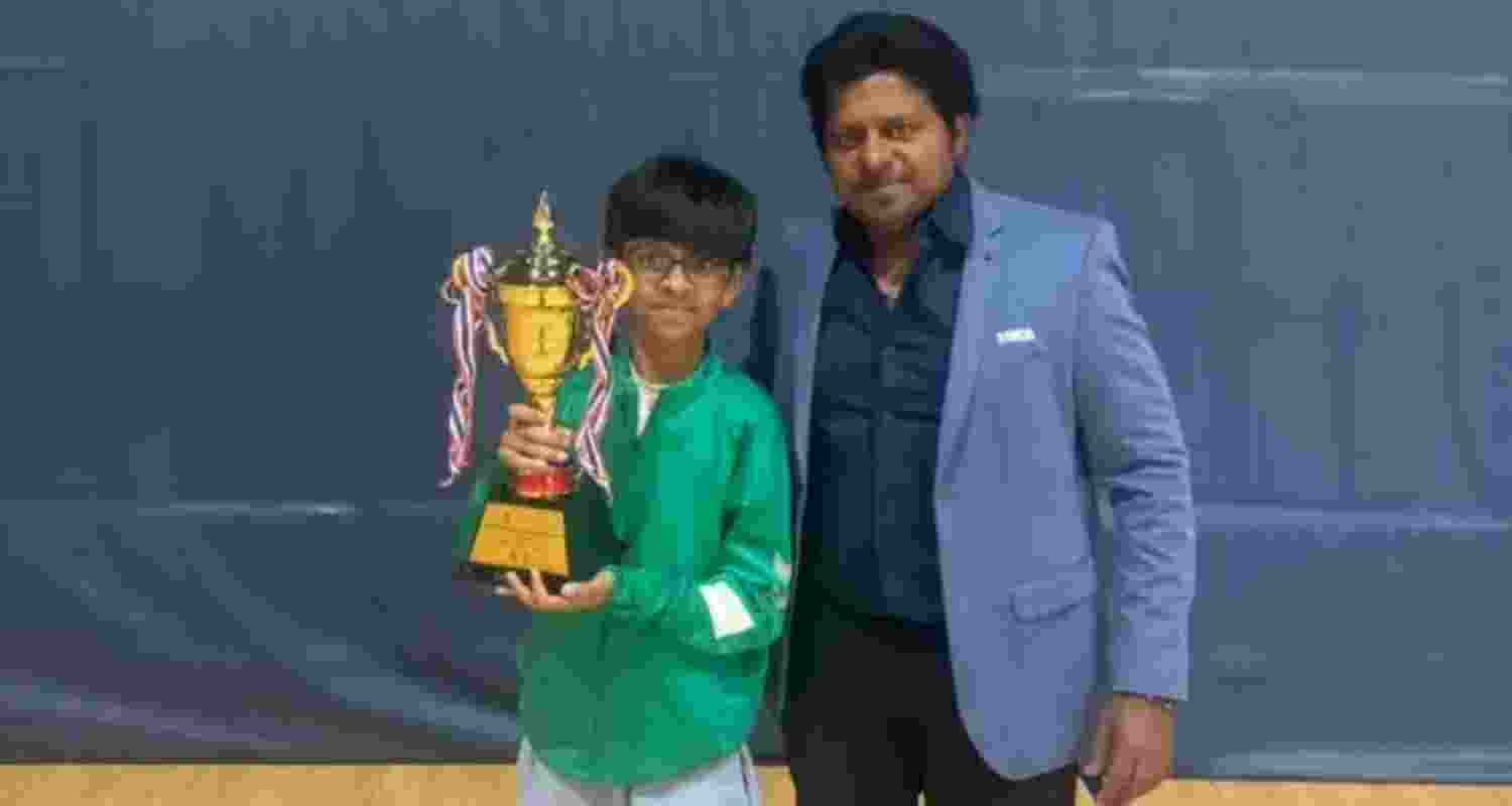 Young chess talent Viraj Sarawgi clinches silver medal. File Photo.