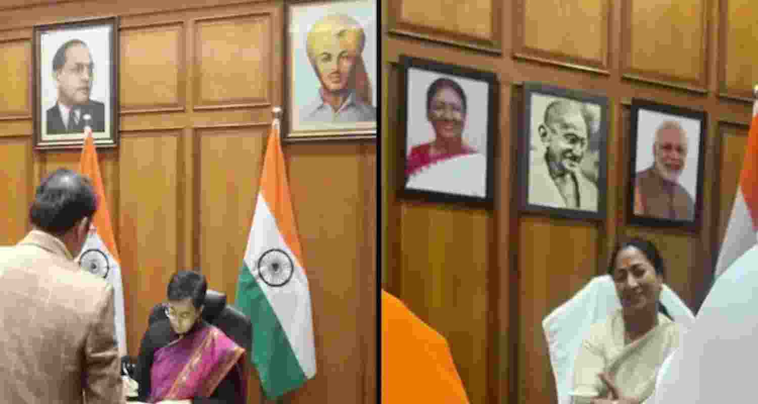 CM Rekha Gupta calls AAP's claim of photo removal baseless.