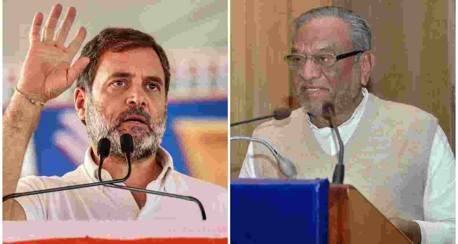 Dinsha Patel contradicts Rahul on Gujarat Congress.