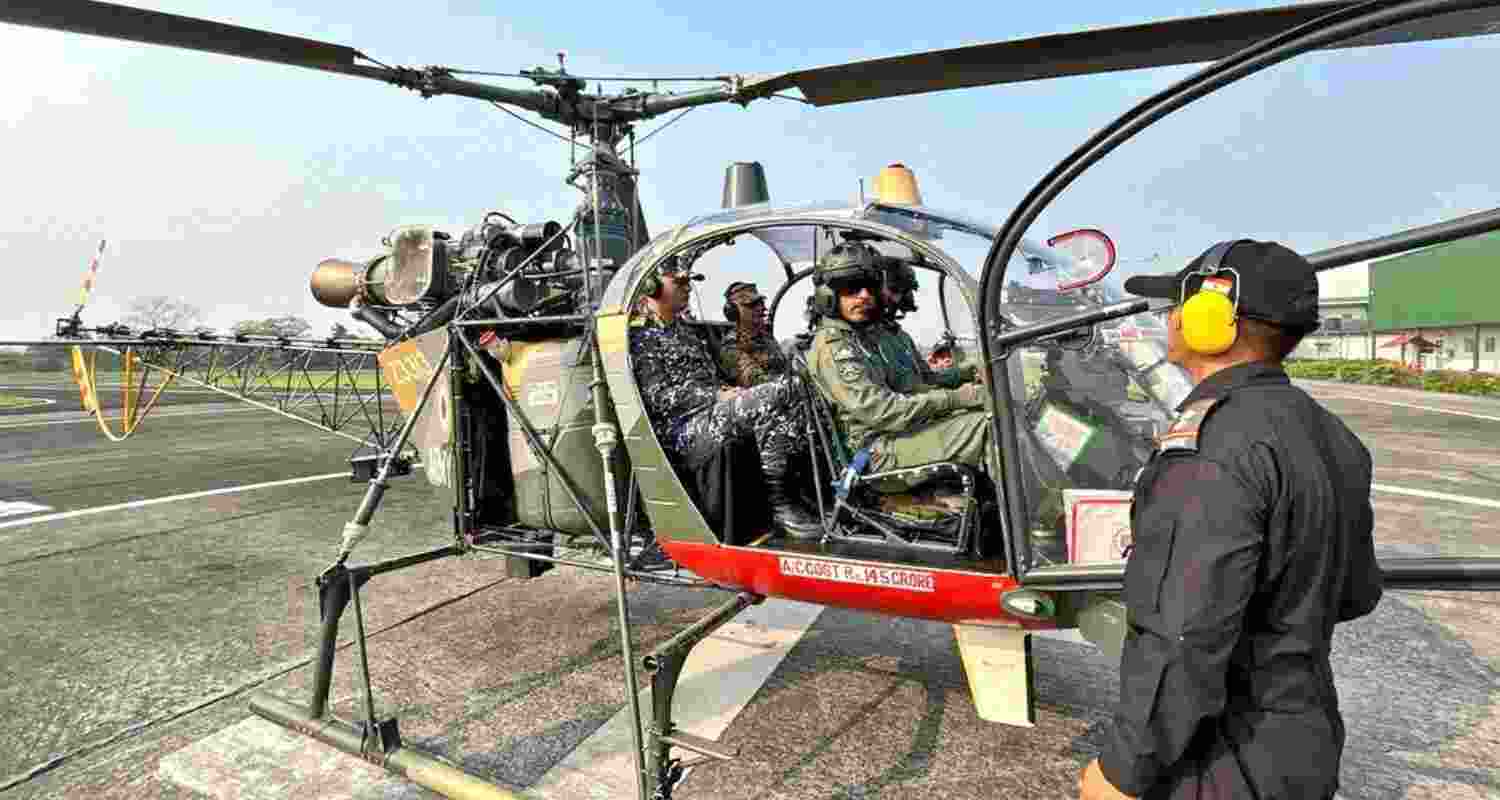 Tri-services drill Prachand Prahar held in Arunachal Pradesh.