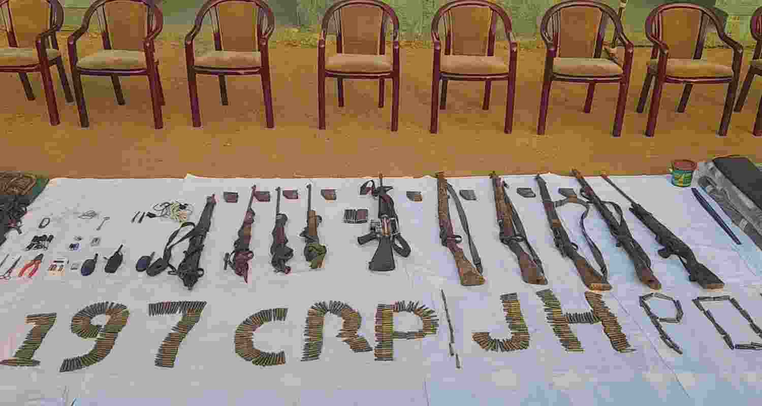 Security forces recover explosives in Jharkhand operation.