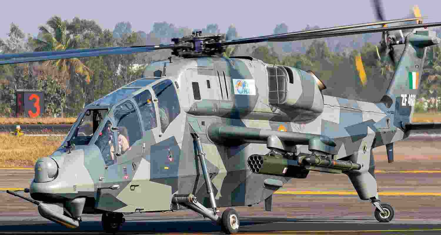 HAL signs ₹62500 cr deal for combat helicopters.