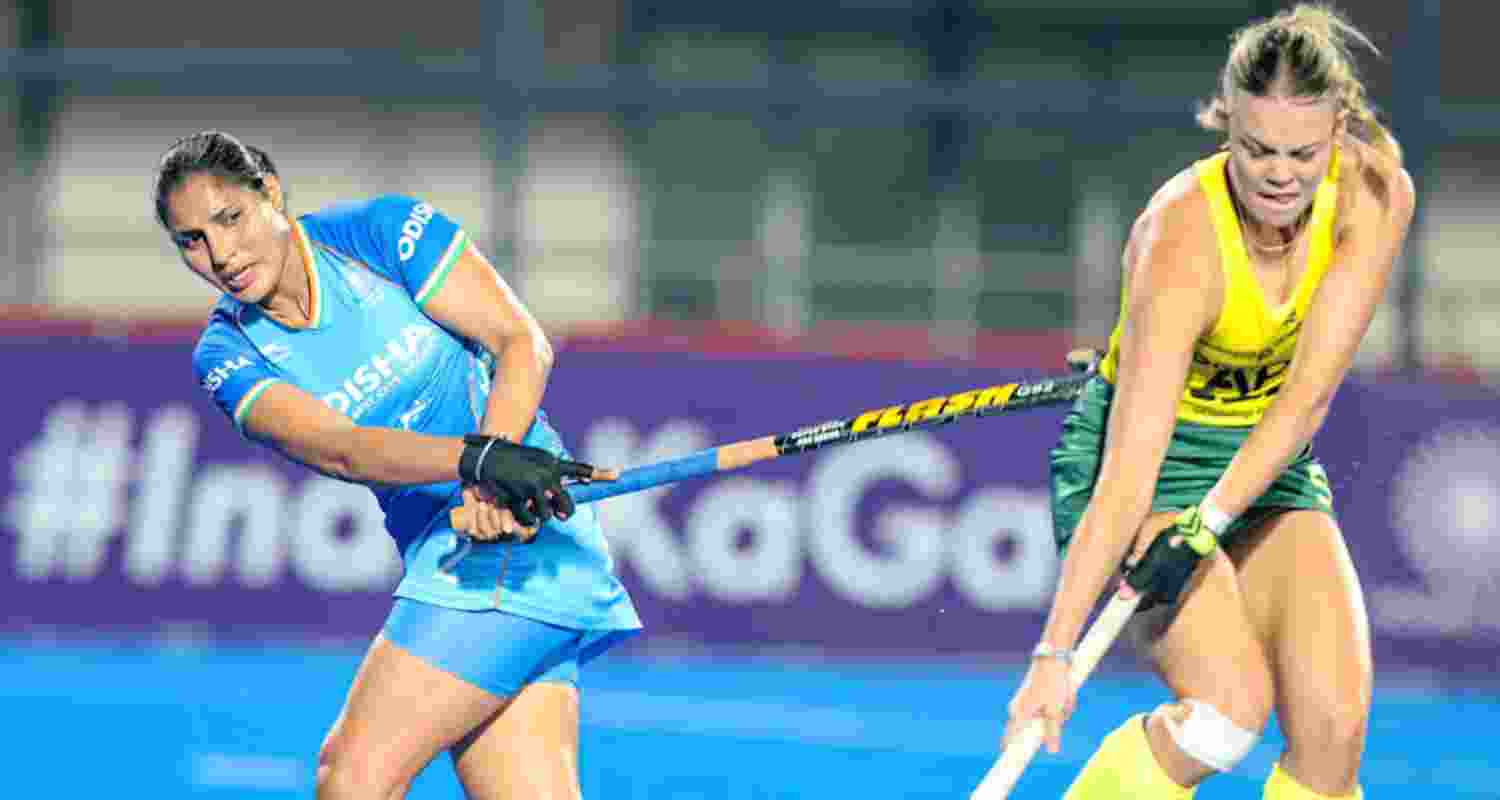 Australia beat India in third women's hockey game.