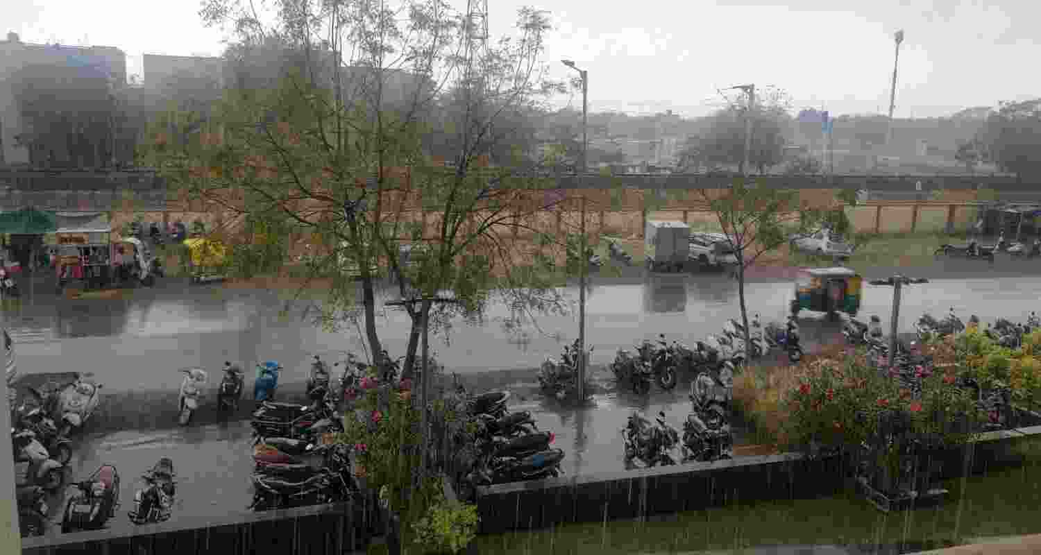 Rain brings relief and damage in Gujarat.