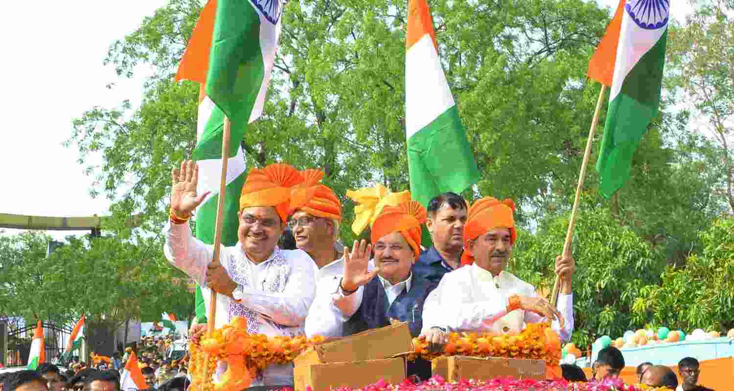 J P Nadda Pays Tribute to Ahilyabai Holkar in Rajasthan.