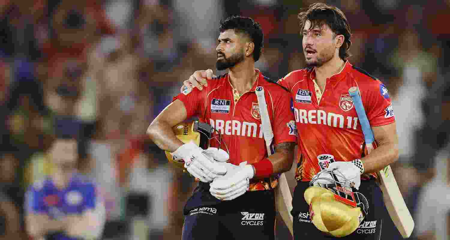 Sensational Shreyas takes PBKS to IPL 2025 final. Image - IPL X.