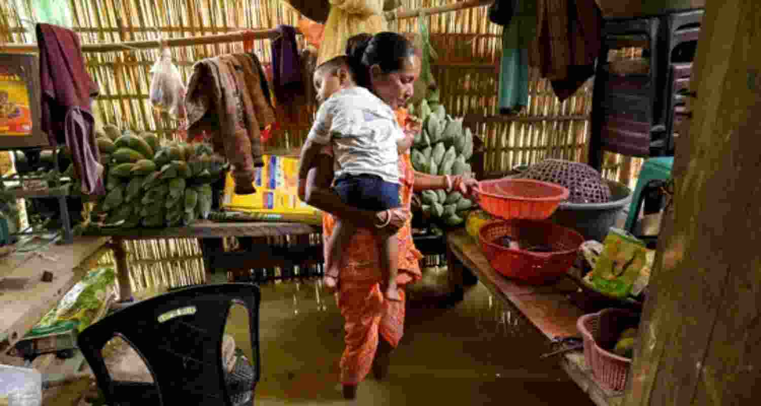 Over 5.5 lakh hit as floods batter Northeast India.