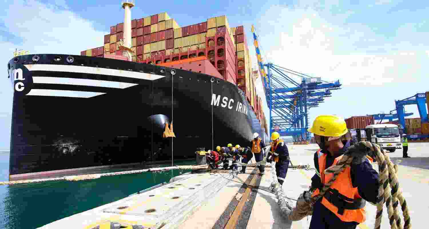 Vizhinjam hosts world's biggest container ship.