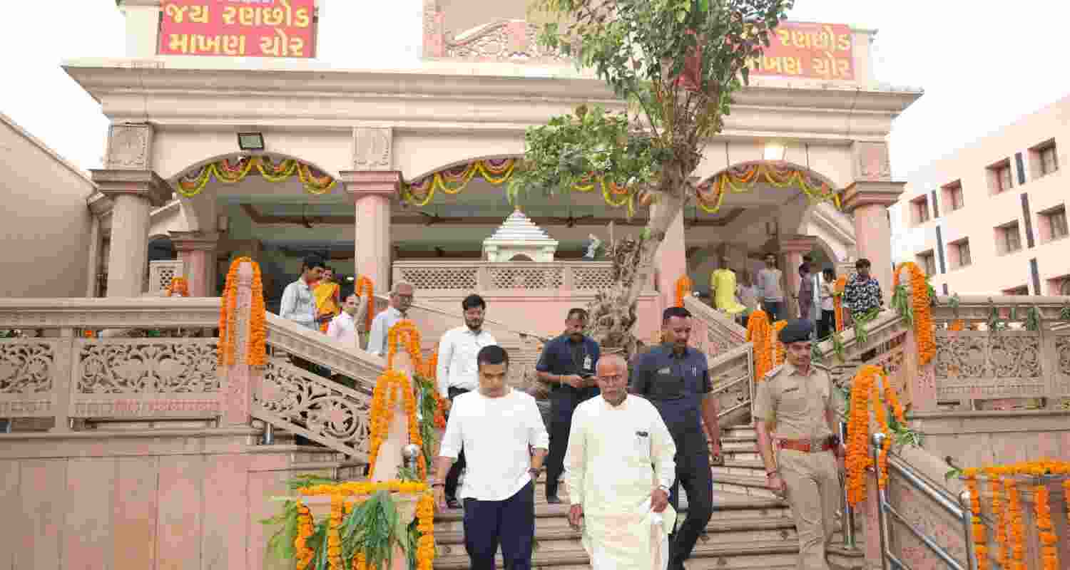 Devotees await grand Jagannath Rath Yatra in Gujarat.