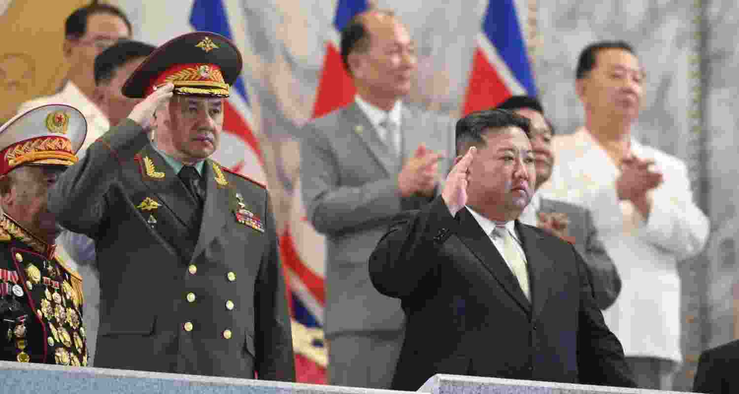 Kim Jong Un holds talks with Sergei Shoigu on military cooperation.