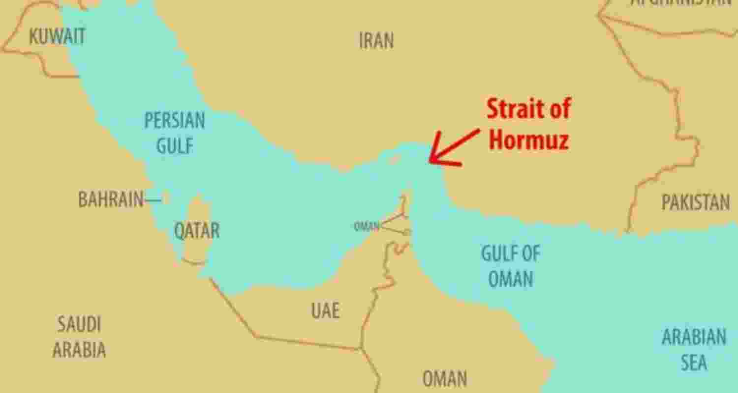 Strait of Hormuz. Image for representative use only.