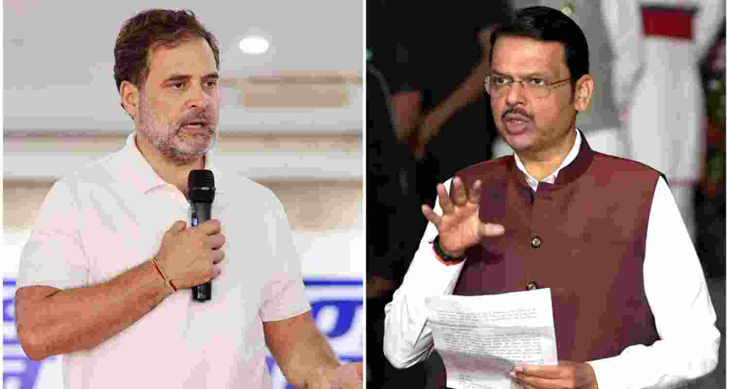 CM Devendra Fadnavis hits back at Rahul Gandhi’s Maharashtra poll allegations.