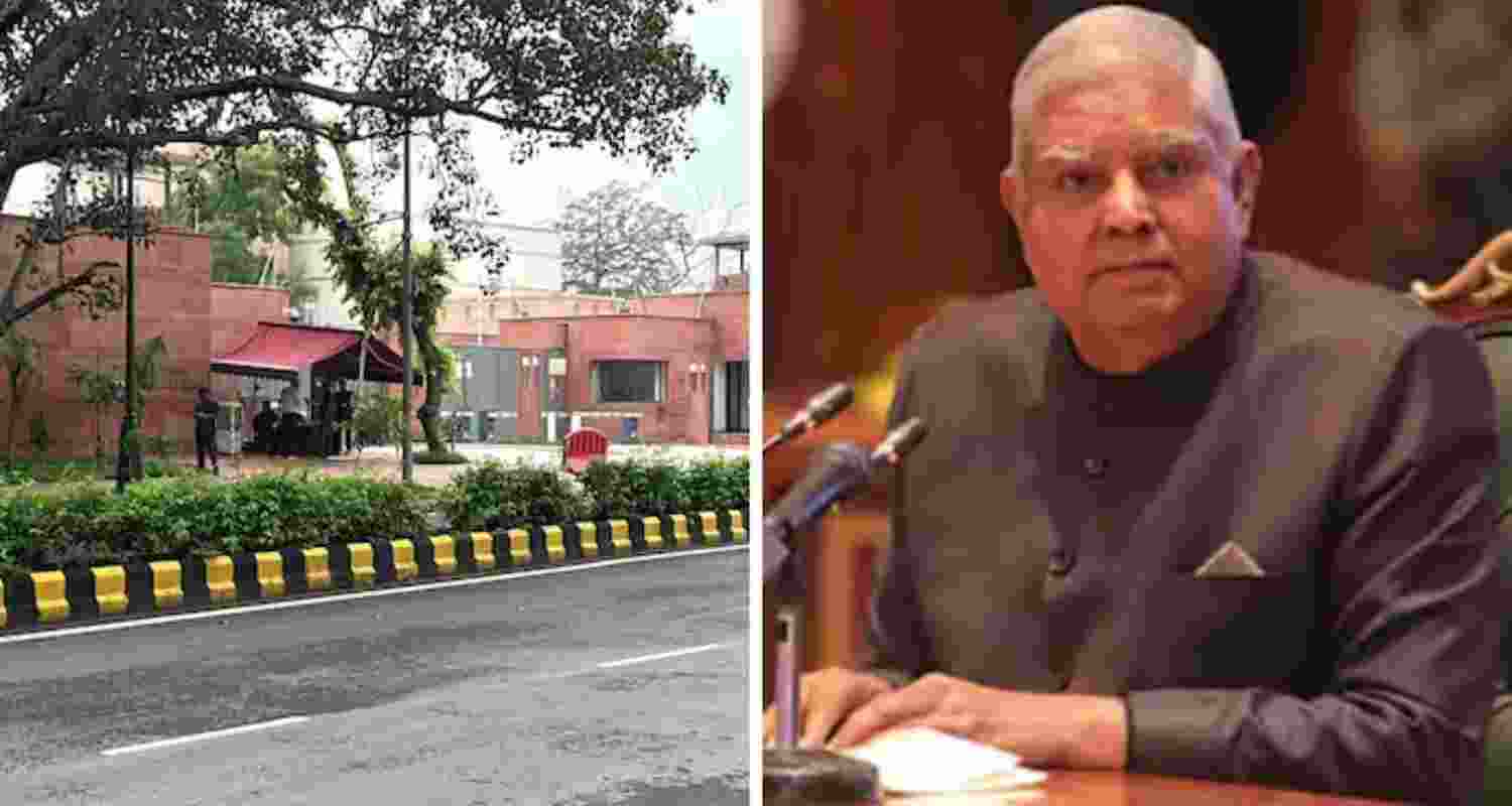 Jagdeep Dhankhar packed night he quit to vacate residence.