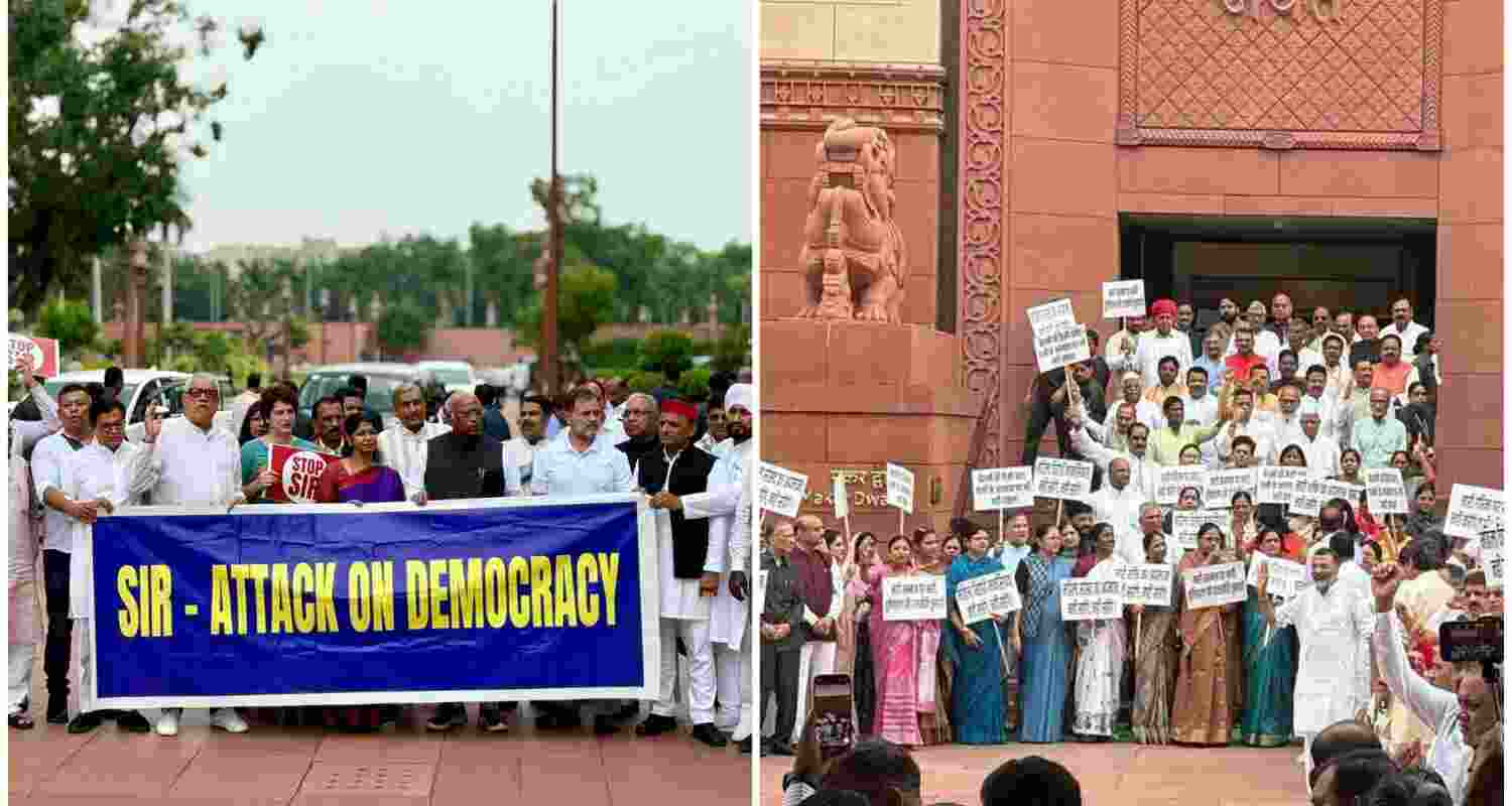 NDA Protests Anti-Women Slur as INDIA Bloc Hits Out at SIR.