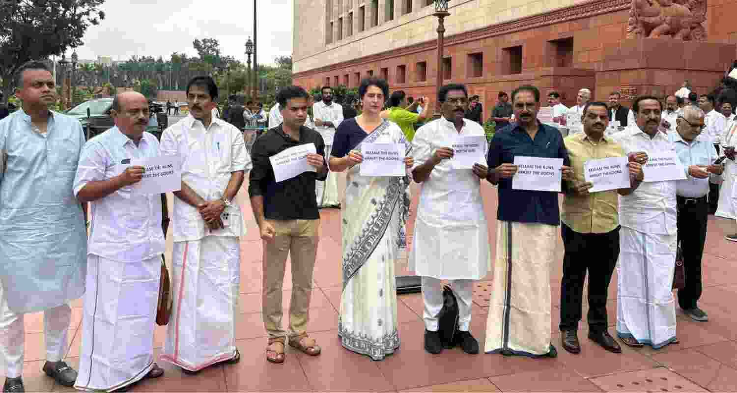 Congress protests in Parliament over Kerala nuns’ arrest.