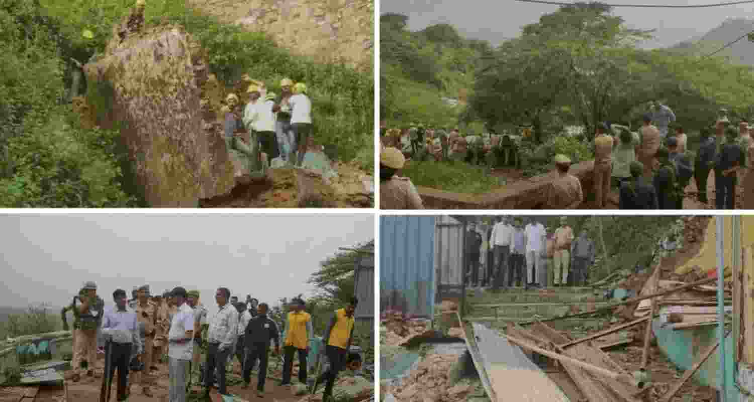 Taragarh Sees Tight Security Ahead of Anti Encroachment Drive.