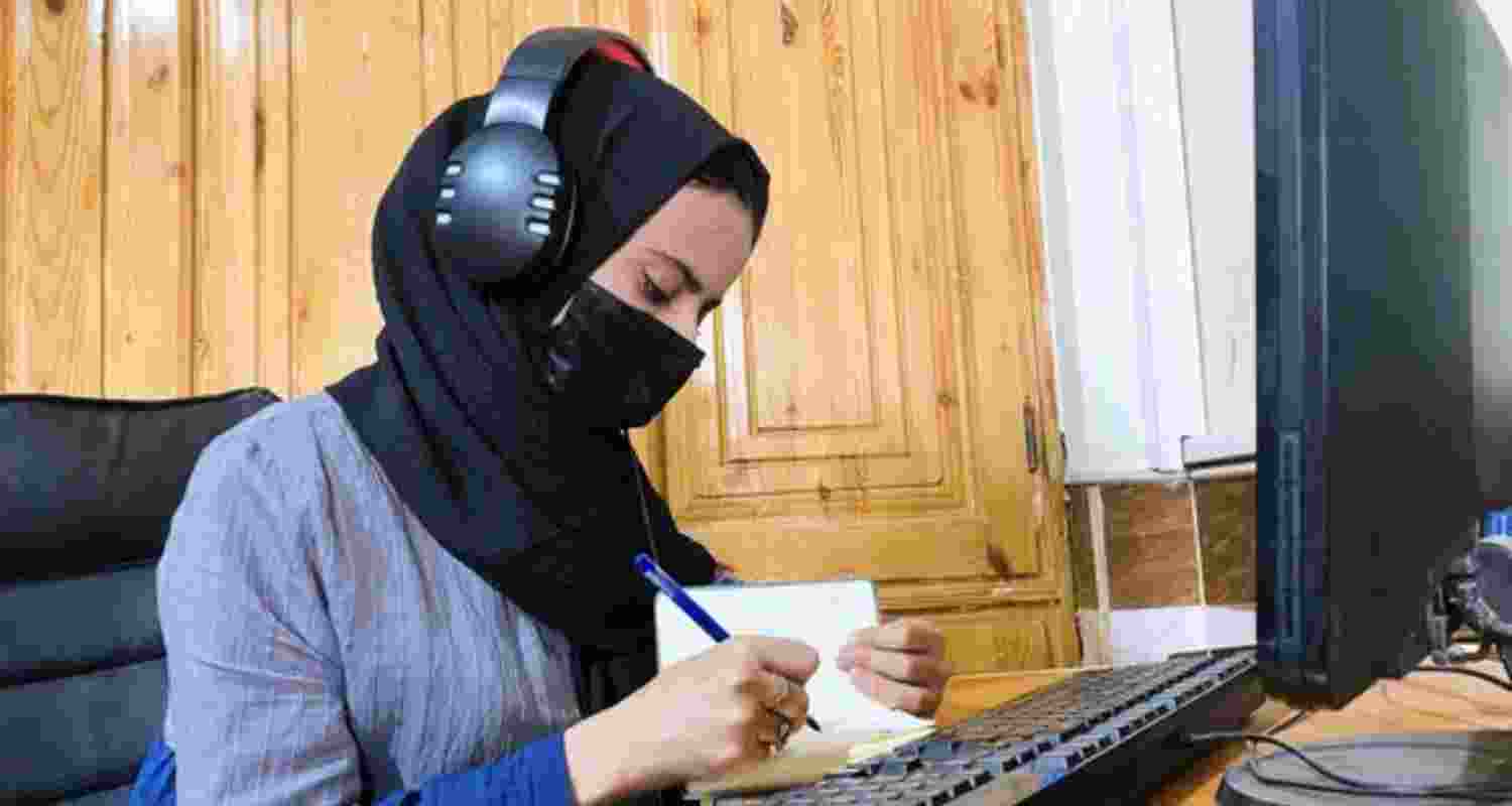 Afghan women learn coding despite Taliban restrictions.