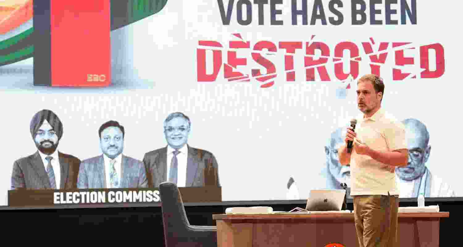 EC renews demand for Rahul to prove voter fraud charges.