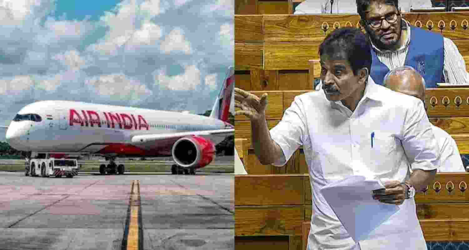 Venugopal claims near miss during diverted Air India flight.