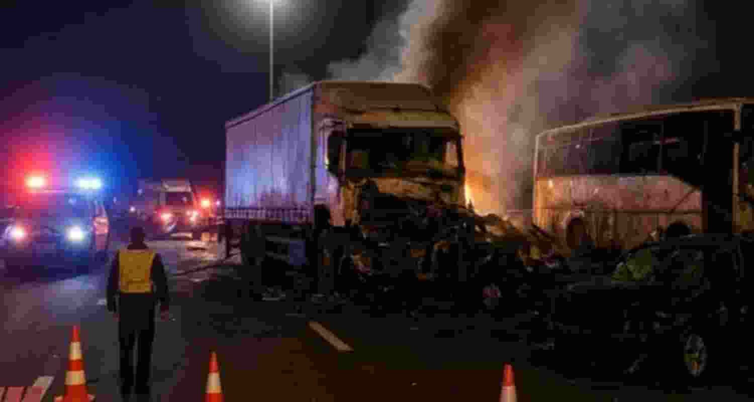 Pick-up truck crash in Rajasthan leaves 11 people dead.