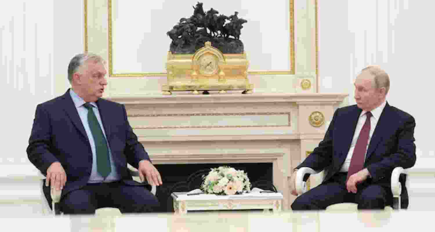 Orban claims Moscow has already defeated Ukraine.