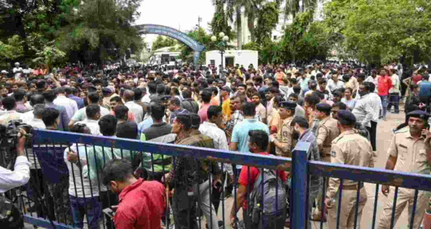 Clashes in Ahmedabad after student stabbed dead in classroom.