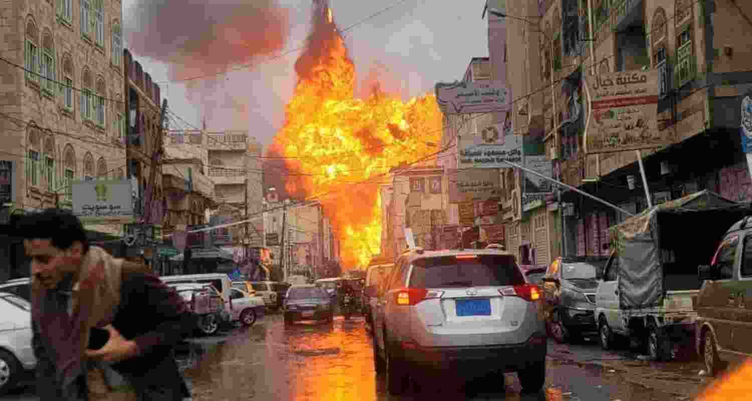 Houthis say Israeli midnight strikes hit Sanaa city.