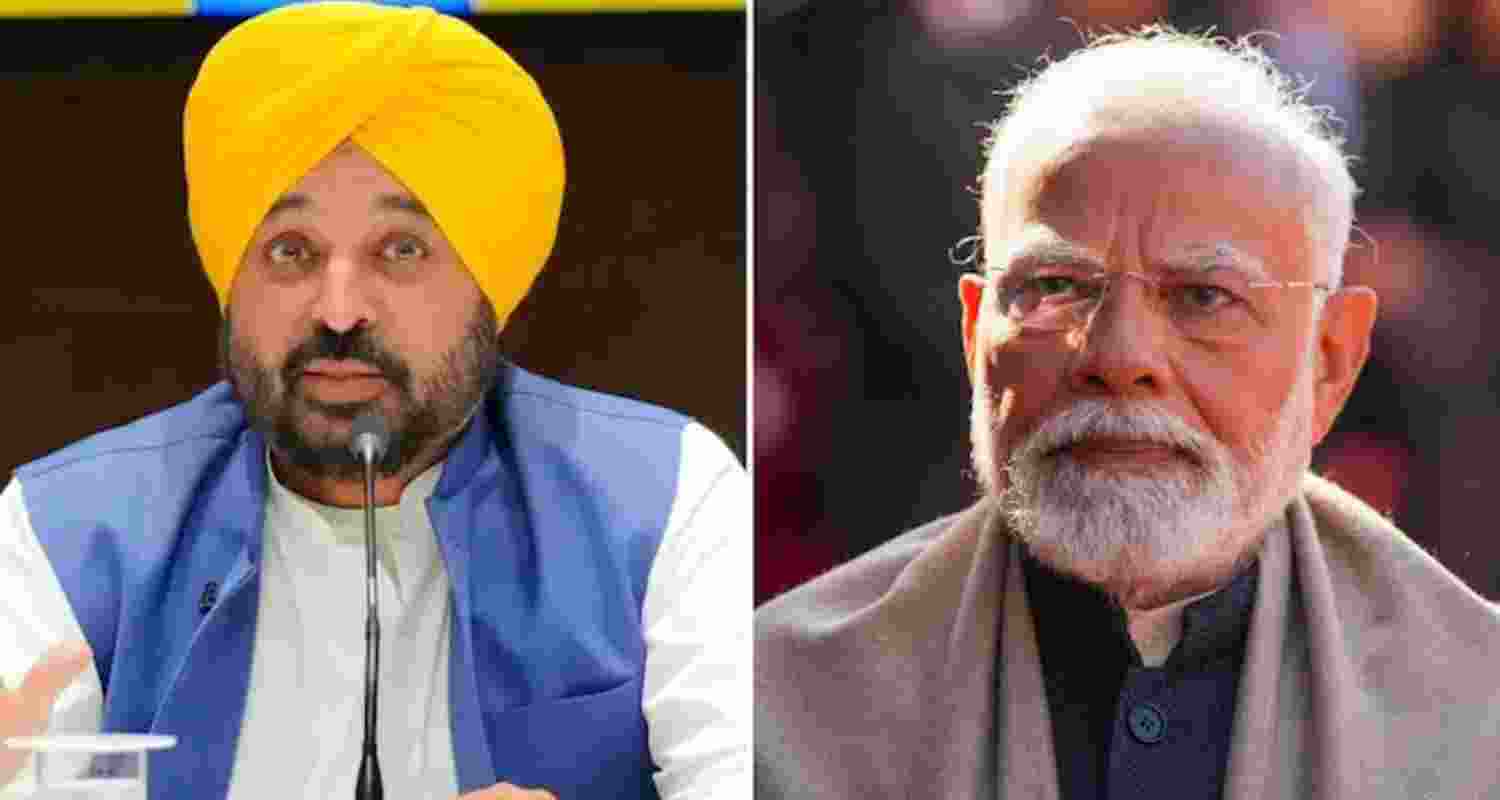 Modi speaks to Punjab CM Mann after returning from China trip.