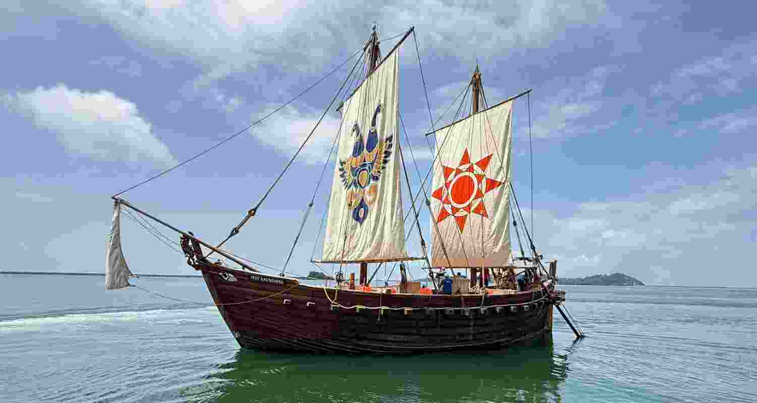 India revives stitched ship tradition with INSV Kaundinya.