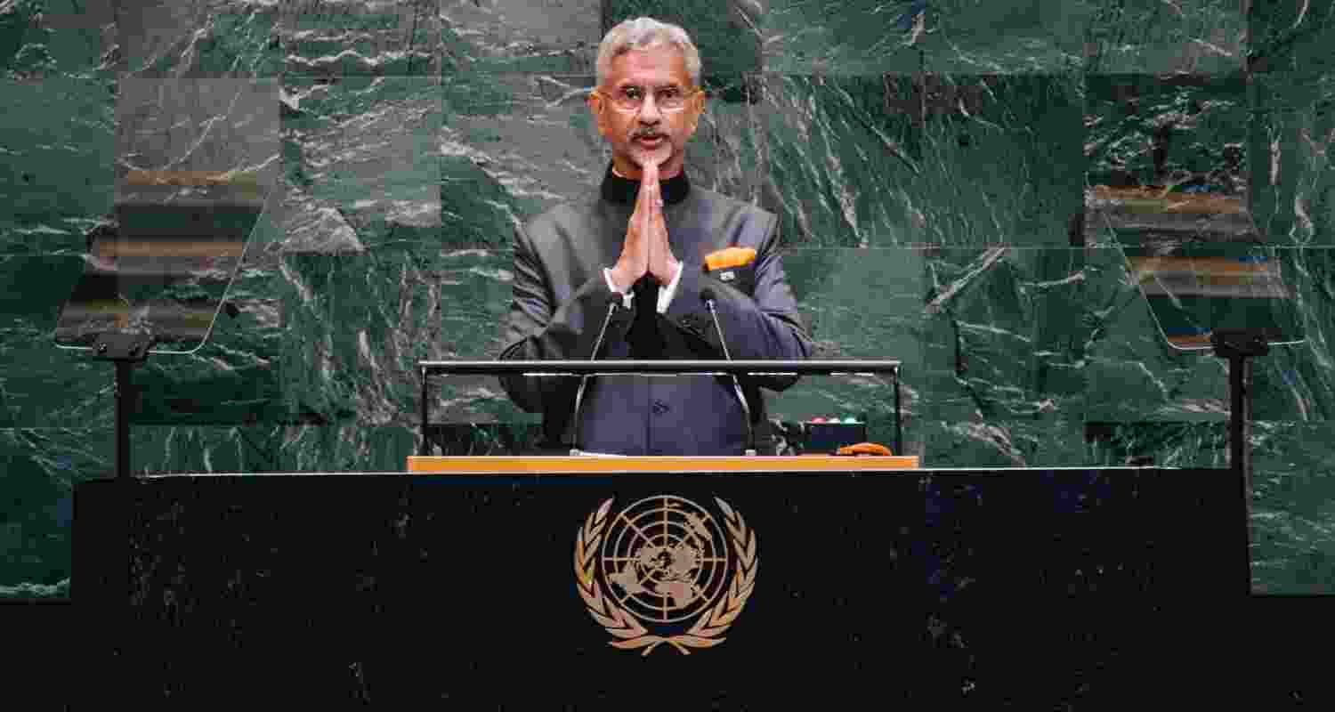 At UN Jaishankar says Pak uses terror as state policy. At UN Jaishankar says Pak uses terror as state policy.