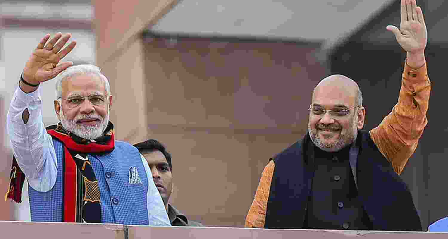 Prime Minister Narendra Modi and Union Home Minister Amit Shah.