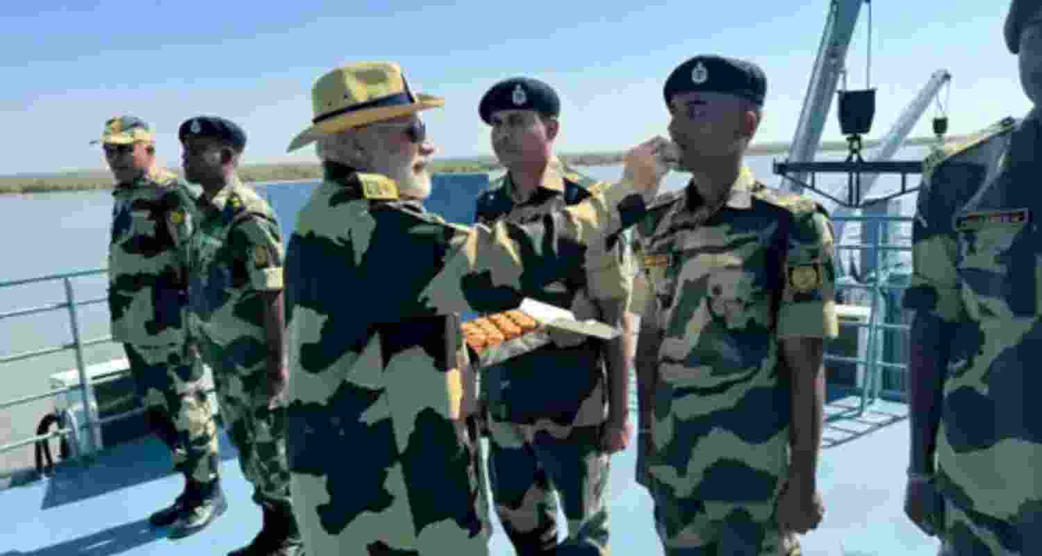 PM Modi Joins Soldiers in Goa for 12th Consecutive Diwali.