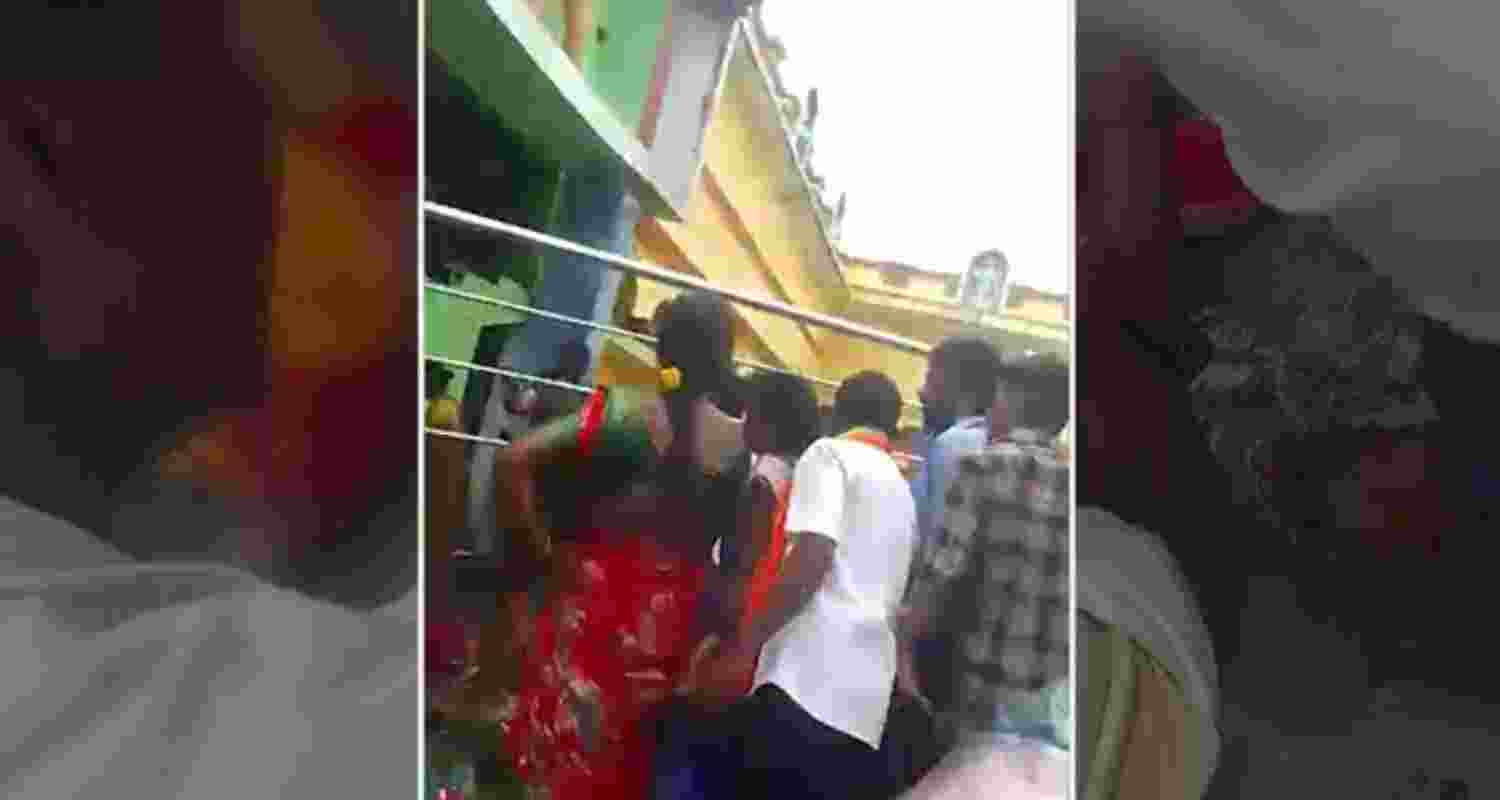 Nine dead in stampede at Andhra Pradesh temple.