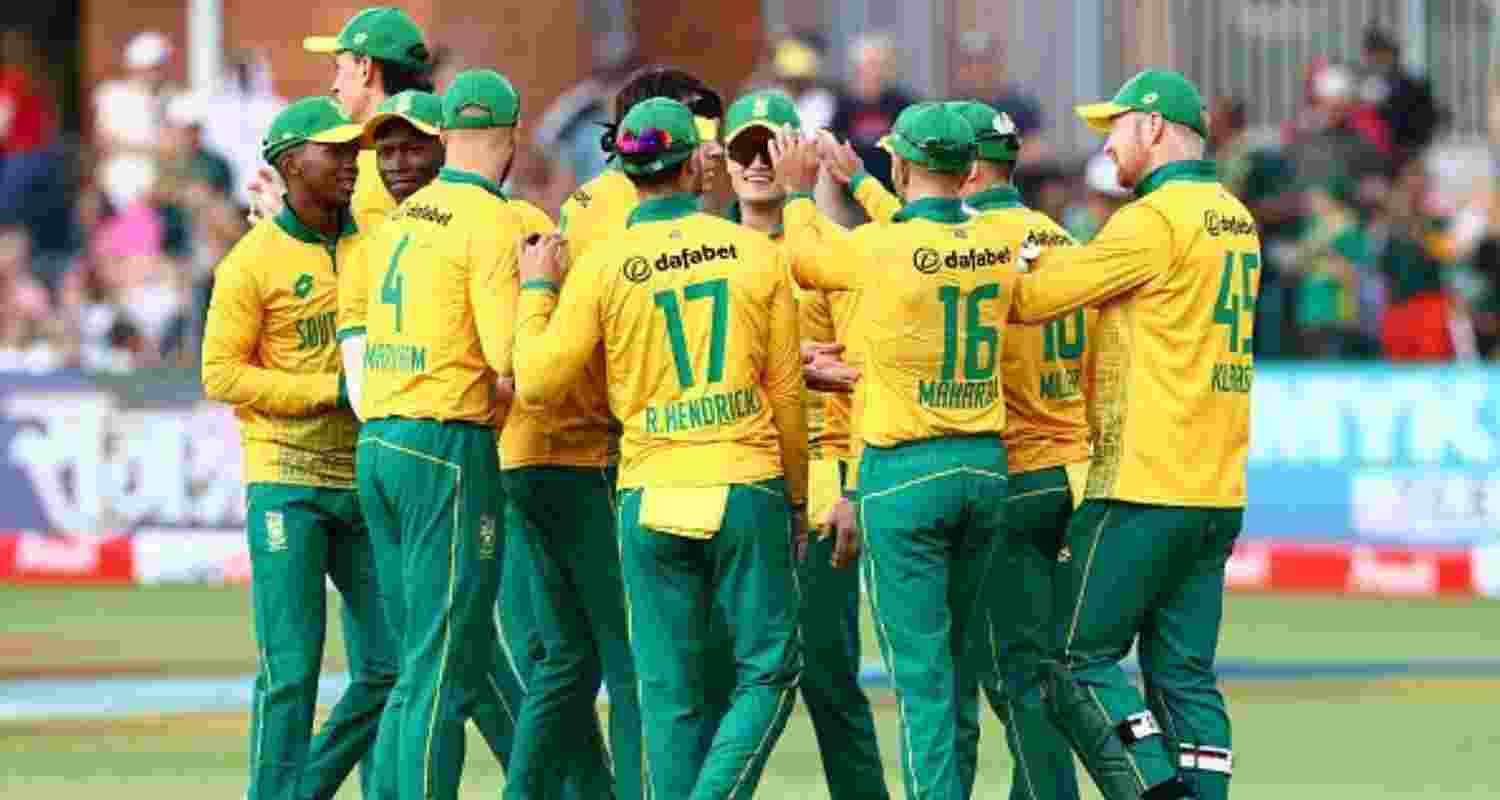 South Africa cricket team. Image: X.