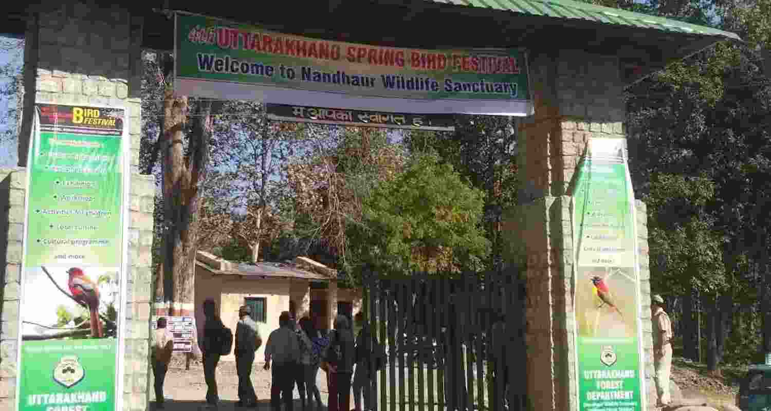  The Nandhaur Wildlife Sanctuary in Uttarakhand. 