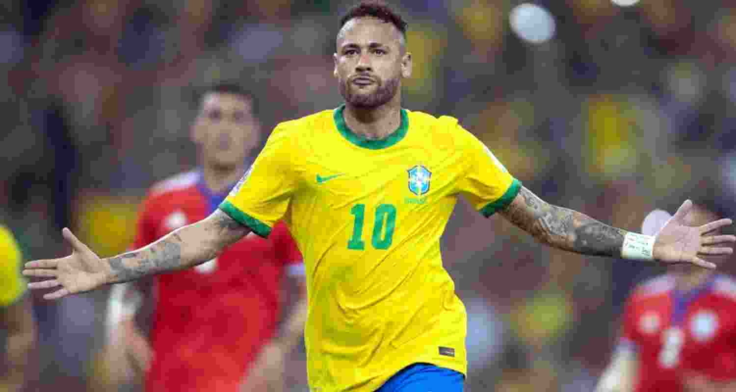  Brazil’s soccer star Neymar. 